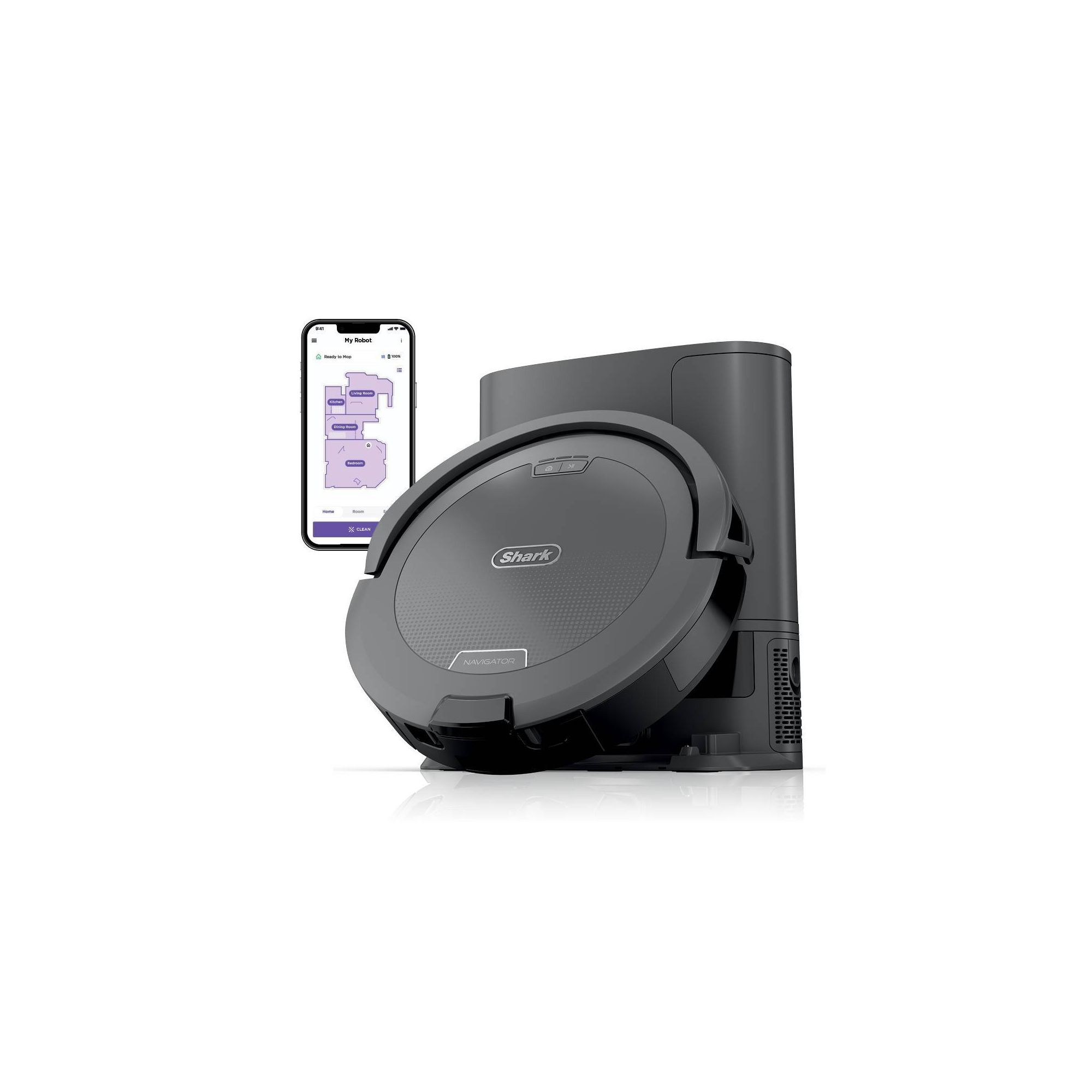 Shark Navigator Cordless Robot Vacuum RV2120AE Gray