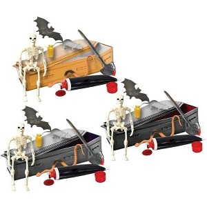 Set of all 3 ULTIMATE Coffin Playsets for WWE & AEW Wrestling Action Figures - 1 of 4