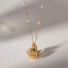 Clotth French-Inspired Ocean Series Pearl Starfish Seashell Necklace - Boho Summer Beach Surfer Jewelry for Women - Gold - 4 of 4