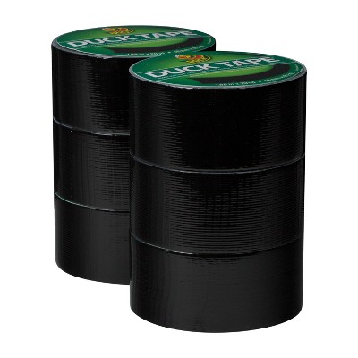Duck 1.88"x20yd 6pk Duct Tape Black