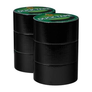 ULTECHNOVO 2pcs Brown Tape Duct Tape Colors and Patterns Sealing Tape Black  Boobtape Duct Tape Black Color Glass Tape Black Tape Electric Tape Black