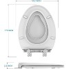 COZONY Round Toilet Seat with Built-In Toddler Seat, Slow-Close Potty Training Toilet Seat for Adults & Kids, Magnetic Child Seat Attachment - 2 of 4