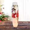 Stony Creek 23.5 Inch Happy Snowman Pre-Lit Super Colossal Vase Christmas Lighted Glass Accent , Christmas Decor Electric Plug-In Snow Home (1PC) - 2 of 4