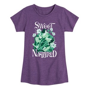 Girls' - Disney - Sweet Natured Fitted Short Sleeve Graphic T-Shirt - 1 of 4