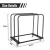 Garvee Steel Panel Truck, 1500 LBS Panel Dolly Cart with 5" Swivel Casters and 36.02" x 24.02" Deck,for Garage, Home, Warehous - 2 of 4
