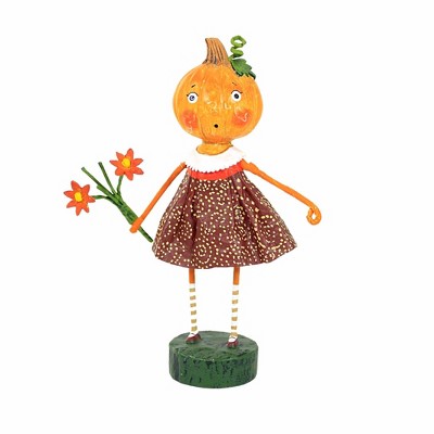 Lori Mitchell 6.25 In Pumpkin Spice Fall Autumn Gourd Figurines