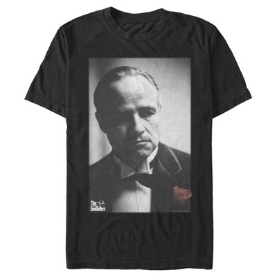 Men's The Godfather Don Corleone Portrait T-shirt : Target