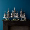 Melrose Hammered Metal Deer with Trees Decor (Set of 3) - 2 of 3