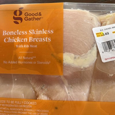 Conventional Chicken Breast Small Pack - Price Per Lb - Good & Gather ...