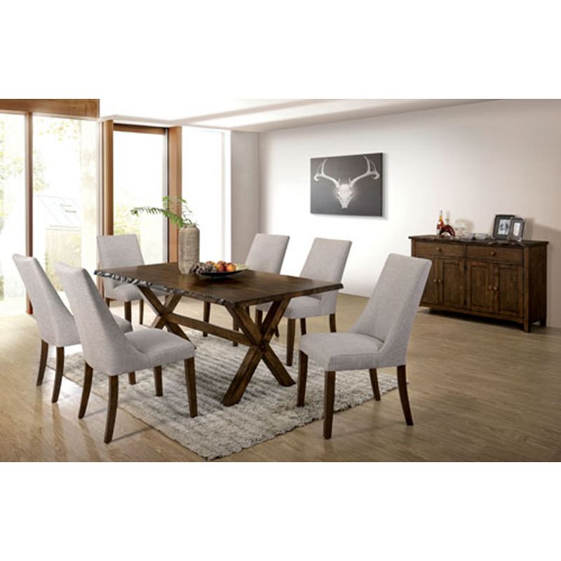 Kelley Rectangular Wood Dining Table Walnut - HOMES: Inside + Out, 5 of 8