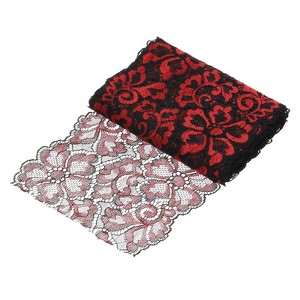 Unique Bargains Floral Pattern Decorative Gift Wrapping DIY Crafts Lace Ribbons - 1 of 4