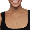 Ross-Simons Jade Snake Pendant Necklace With Sapphires in 18kt Gold Over Sterling Size 18 - 2 of 4