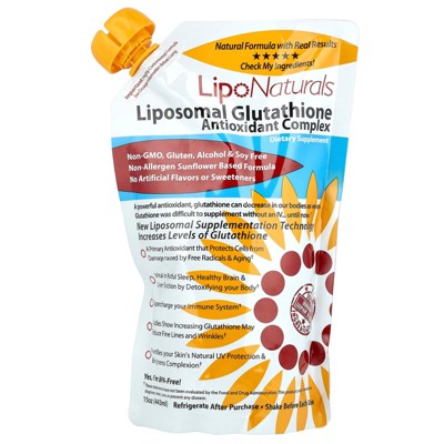 Lipo Naturals Liposomal Glutathione Antioxidant Complex , 15 oz (443 ml)