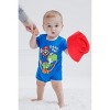 SUPER MARIO Nintendo Baby Romper and Bucket Sun Hat Newborn to Infant - 4 of 4