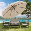 Hyleory 10ft Octagonal Centered Pole Patio Umbrella - Versatile Shade Solution - image 2 of 4