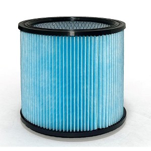 Nispira Nanofiber Cartridge Filter Replacement with Lid For Shop-Vac 90350 90304 90344 Wet Dry Vac | High Performance Type | Reusable | 1 Pack - 1 of 4