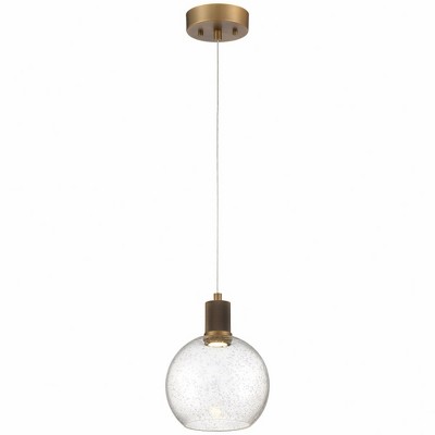 Access Lighting Port Nine 1 - Light Pendant in  Antique Brushed Brass
