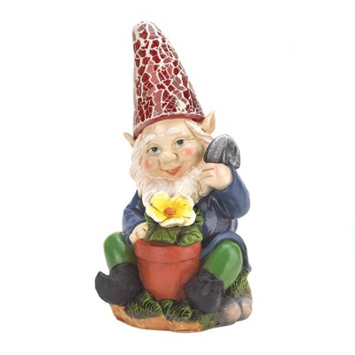 5" Solar Gardening Gnome - Zingz & Thingz