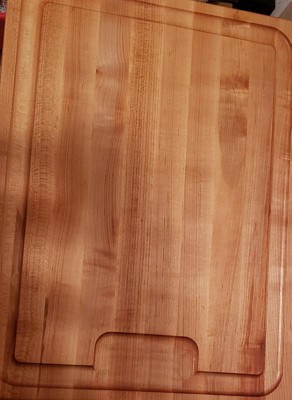 Maple Countertop Cutting Board With Juice Groove 1-1/4″ Thick