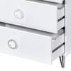 NicBex 6 Drawer Dresser for Bedroom,White Wooden Drawers with Round Pulls,Dressers for Kids Room,Living Room,Entry and Hallway,White - 4 of 4