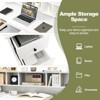 Tangkula Computer Desk Studying Writing Desk Workstation w/Storage Shelf & Drawers for Home Office - 4 of 4