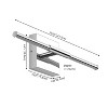JONATHAN Y Makena Modern Minimalist Dimmable Integrated LED Metal Wall Sconce - 4 of 4