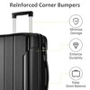 Whisen 28” Expandable ABS Hardshell Checked Luggage Suitcase with 3-Dial TSA Lock, Double Spinner Wheels - 3 of 4