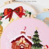 Embroidery Kit, Embroidery Starter Kit - with Embroidery Hoop, Christmas Stamped Pattern, for Beginners, Women Hobbies, CX0842 (One Size) - 4 of 4