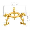 Unique Bargains Metal Sphere Elegant Photography Props Crystal Ball Stand 2 Pcs - 2 of 4