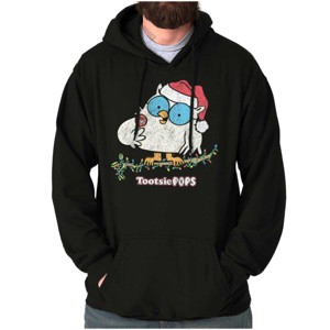Tootsie Mr. Owl Christmas Santa Hoodie Sweatshirt Women Men Brisco Brands - 1 of 4