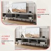 Bestier 70 inch Mid Century Modern TV Stand,Low Profile TV Console for 75 inch TV in Living Room - 4 of 4