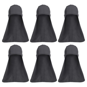 Unique Bargains Cooling Breathable Neck Sun Shade Hat for Outdoor Hiking 6 Pcs - 1 of 4