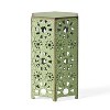 Christopher Knight Home Eliana Indoor/Outdoor 12 Inch Sunburst Iron Side Table - 4 of 4