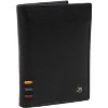Jack Abrahams - Jack Abrahams Goat Nappa Leather Bi-Fold Wallet with Flip ID Window Pocket Black - Black - 2 of 4
