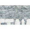 Kate Aurora Dorm Basics “Get Naked" Aqua Blue Typography Soft Tufted Oversized Bath Rug - 20” x 32” - 3 of 3