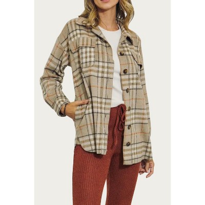 Sagittarius Half + Half Plaid Moto Jacket – Dressed in Lala