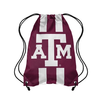 NCAA Texas A&M Aggies Striped Drawstring Bag