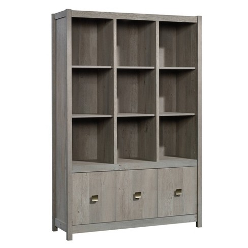 Sauder Cannery Bridge Storage Wall Mystic Oak: Laminated Particle Board ...