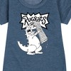 - Rugrats - Reptar Tokyo Graphic Short Sleeve Fleece Dress - 2 of 4