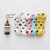 Alilang Adorable Cat - Print No Show Socks Soft for Casual 5Pk - 4 of 4