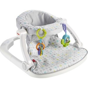 Fisher-Price Portable Baby Chair Sit-Me-Up Floor Seat With Developmental Toys - 1 of 4