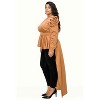 L I V D Women's Nicolette One Shoulder Peplum Top - 2 of 3