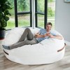 Big Joe Bean Bag Chair with Removeable Cover, Foam Filled, Multiple Sizes and Fabrics, All Ages - 4 of 4