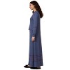 Memoi Women's Modal Blend Full-Length Nursing Gown with Decorative Stitching - 2 of 4