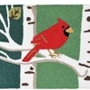 Jellybean Cardinal in Birch Tree Doormat- A Stunning, Nature-Lover’s Welcome Mat, 20"X 30" - 2 of 3