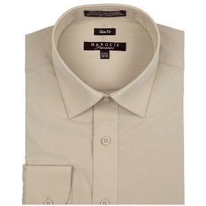 Marquis Men's Long Sleeve SLIM FIT Dress Shirt - 1 of 4