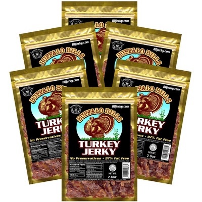 Buffalo Bills 2.6oz Turkey Jerky - Six 2.6oz Packs