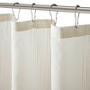 Racxily Sheer Shower Curtain Modern Bathroom Window Curtain Liner - 4 of 4