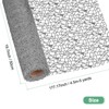 Unique Bargains Jacquard Net Mesh Flower Gift Wrapping Paper 180"x19.7" 1 Pc - 3 of 4
