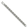 Black Bow Jewelry 13mm Stainless Steel Brushed & Polished Panther Link Bracelet, 8.75 In - 2 of 4